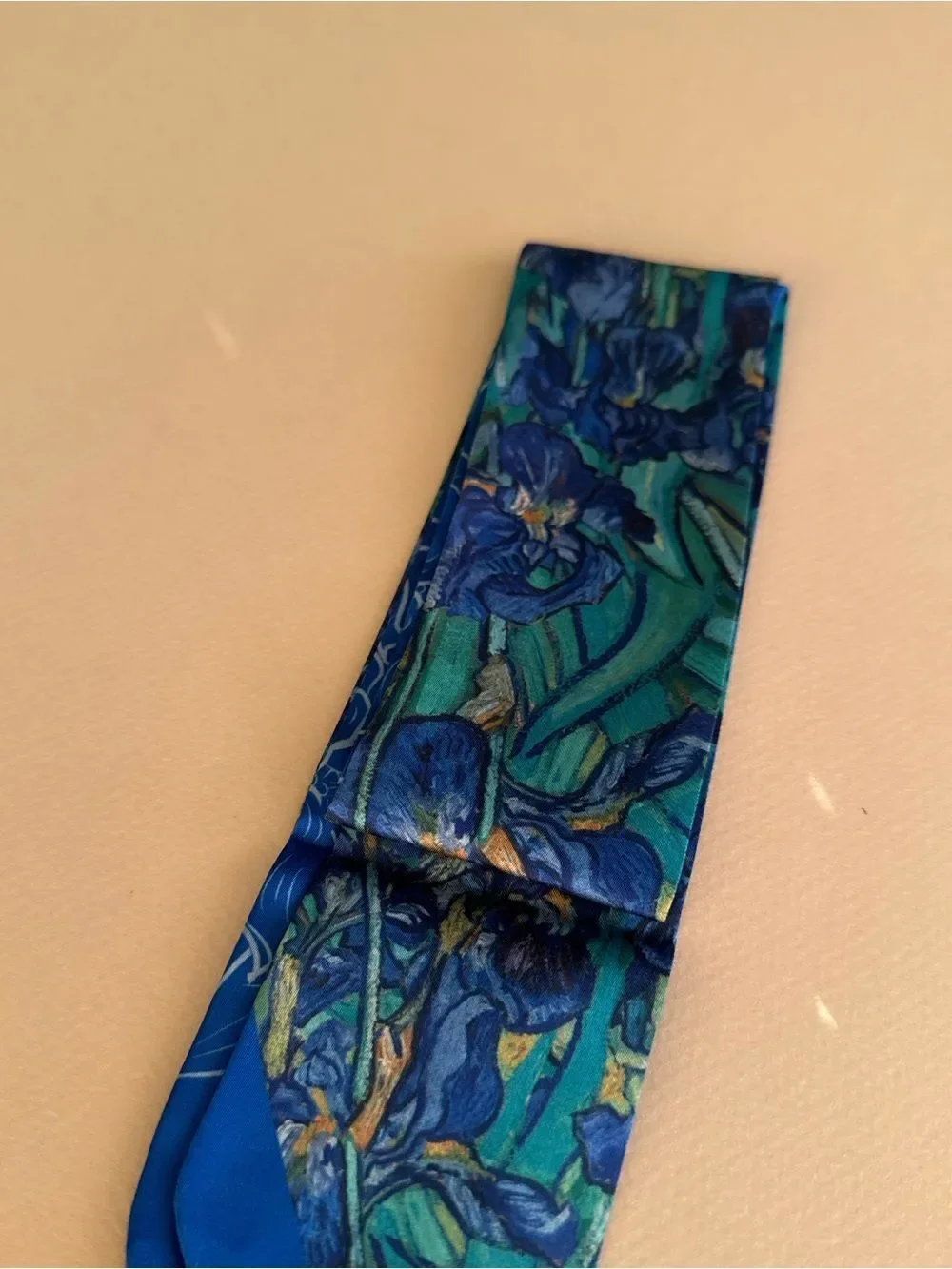 Blue Floral Scarf M1585